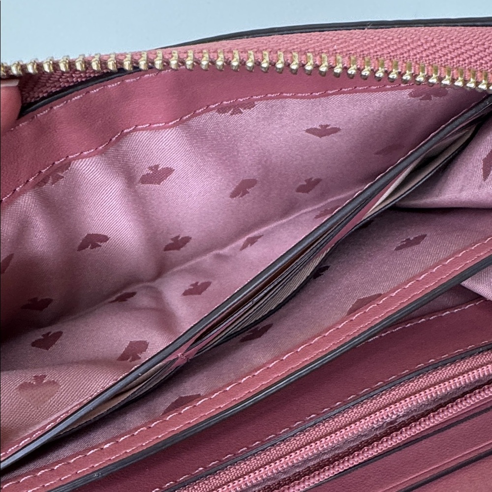 Kate Spade Mauve Large Wallet - Picture 5 of 6